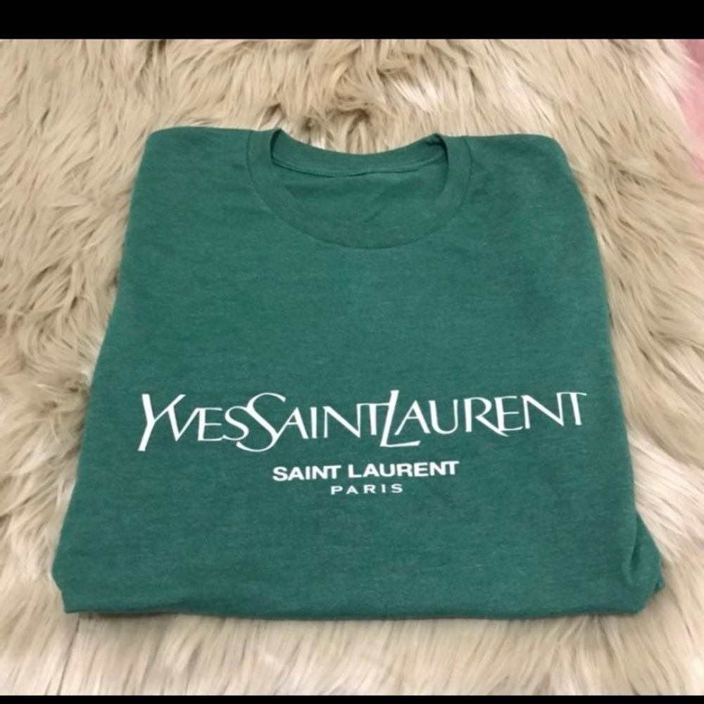 Teal graphic Tee